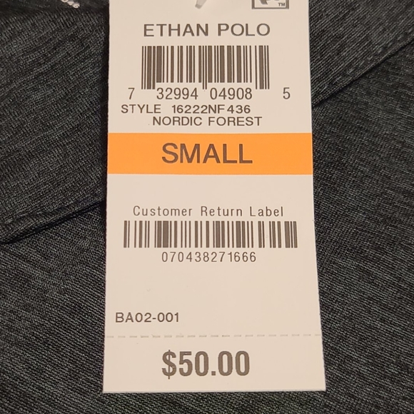 Alfani polo stretch green short-sleeve - Picture 16 of 16